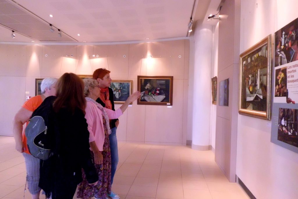 l'atelier atistique en sortie musée