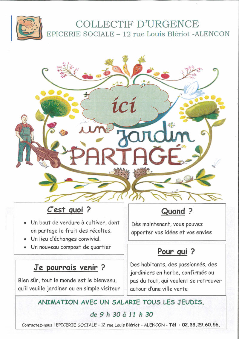 Collectif d'Urgence - Animation jardin partagés