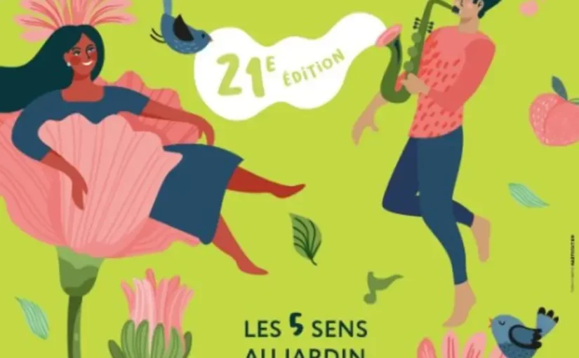 Affiche rdv aux jardins 2024